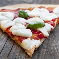 Pizza Margherita - Recipe photo by Just Love Cookin