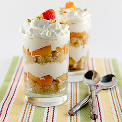 Grilled Peach Trifle - Recipe photo by EvilShenanigans