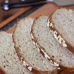 Whole Wheat Banana Oat Yeast Bread - Recipe photo by cinsler