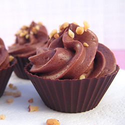 Chocolate & Hazelnut Mousse - Recipe photo by sharkyovengloves