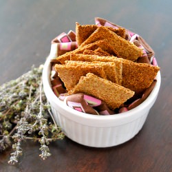 Flax Crackers - Recipe photo by Clean Green Simple