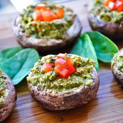 Stuffed Mushrooms - Recipe photo by Clean Green Simple