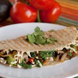 Jalapeno Chicken Quesadilla - Recipe photo by HealthfulPursuit
