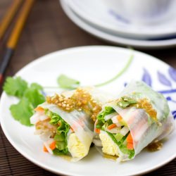 Spring Rolls with Ponzu - Recipe photo by Just One Cookbook