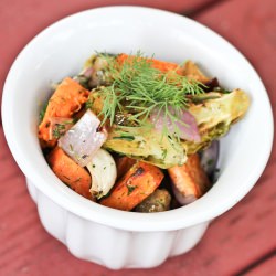 Roasted Vegetable Salad - Recipe photo by Whats Cookin with Mary