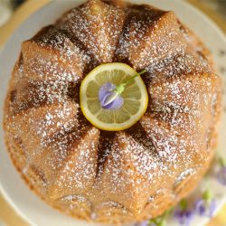 Lavender Lemon Bundt Cake - Recipe photo by erinschubert