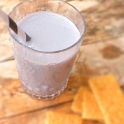 Blueberry Milk - Recipe photo by vittlesandbits