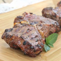 Wine & Mint Lamb Chops - Recipe photo by Scatkat007