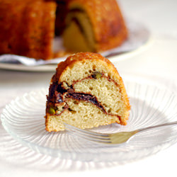 Toasted Pistachio Cinnamon Swirl Cake - Recipe photo by beth_hyzy