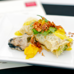 Green Chilli Omelette with Oyster - Recipe photo by ThePleasureMonger
