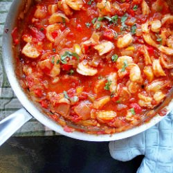 Creole Shrimp and Garlic Bread - Recipe photo by meg180