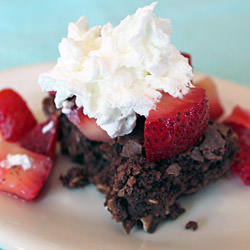 Oatmeal Brownie Strawberry - Recipe photo by kmkrueb