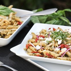 Brother's Pesto Pasta Salad - Recipe photo by Whats Cookin with Mary