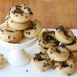 Mini Doughnuts with Maple Glaze - Recipe photo by Glorious Treats