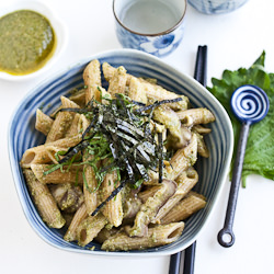 Umeboshi and Shiso Pesto - Recipe photo by FOODjimoto