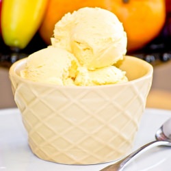 Homemade Mango Ice Cream - Recipe photo by PinayInTexas