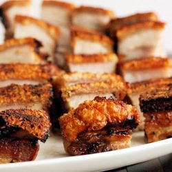 Chinese Roast Pork Crackling - Recipe photo by ginger and scotch