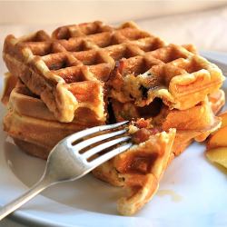 Brown Sugar Bacon Waffles - Recipe photo by brooklynsupper