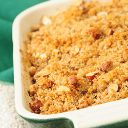 Rhubarb and Potato Gratin - Recipe photo by DailySpud