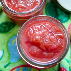 Rhubarb Honey Compote - Recipe photo by piccantedolce