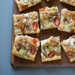Focaccia with Pork Belly - Recipe photo by White On Rice Couple