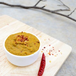 Capsicum Chutney - Recipe photo by Valarmathi
