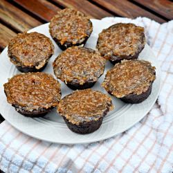 German Chocolate Cupcakes - Recipe photo by Clean Green Simple