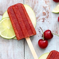 Cherry Apple Whiskey Sour Pop - Recipe photo by foooodie