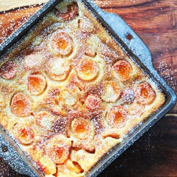 Baby Apricot Clafoutis - Recipe photo by Kitchen Konfidence