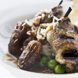 Grilled quail rissoto - Recipe photo by atasteofkoko