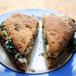 Spinach, Egg-white and Feta Toastie! - Recipe photo by ieatnicethings