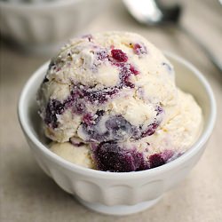 Blueberry Pie Ice Cream - Recipe photo by She Wears Many Hats