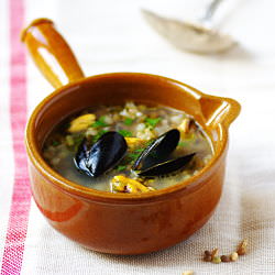 Cereal and Lentil Soup - Recipe photo by dada