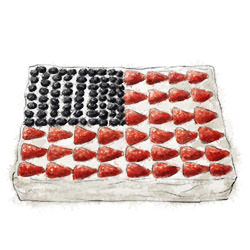 Flag Cake - Recipe photo by jonroberts