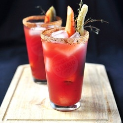 Bloody Caesar - Recipe photo by VersesFromMyKitchen