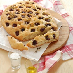 Olive and Herb Focaccia - Recipe photo by Technicolor Kitchen