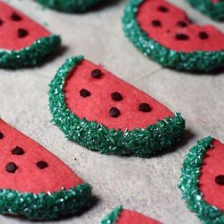 Watermelon Sugar Cookies - Recipe photo by Megan