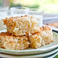Butter Mochi with Coconut - Recipe photo by FOODjimoto