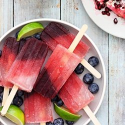 4th of July Cocktail Popsicles - Recipe photo by foooodie