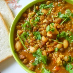 Indian Mixed Sprout Curry - Recipe photo by Flavors of Mumbai