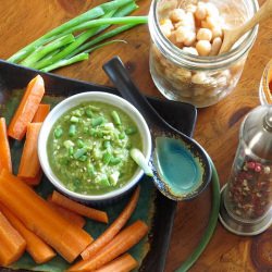 Garlic Scape Hummus - Recipe photo by spicedplate