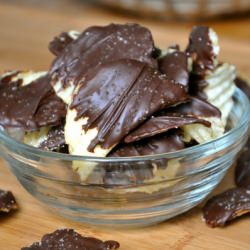 Chocolate Covered Potato Chips - Recipe photo by thetolerantvegan
