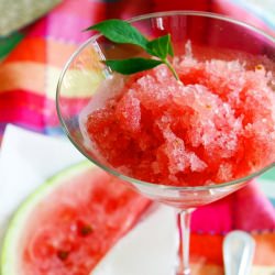 Refreshing Watermelon Granita - Recipe photo by Comfort of Cooking