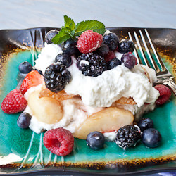 Berry Best Won Ton Napoleons - Recipe photo by FOODjimoto