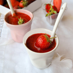 Strawberry Sorbet - Recipe photo by paneburroemarmellata
