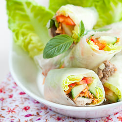 Vietnamese Springrolls - Recipe photo by Junglefrog