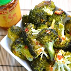 Roasted Broccoli Sambal - Recipe photo by budgetbytes