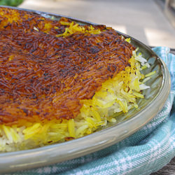 Persian Crispy Rice - Recipe photo by dailywaffle