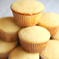 Easy, Perfect Vanilla Cupcakes - Recipe photo by laraswanson