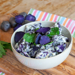 Purple Potato Salad - Recipe photo by becskr